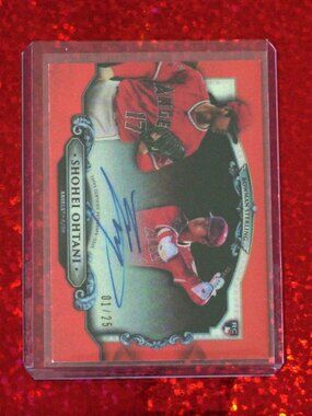 Shohei Ohtani Fascimile Auto Card REPRINT NOVELTY